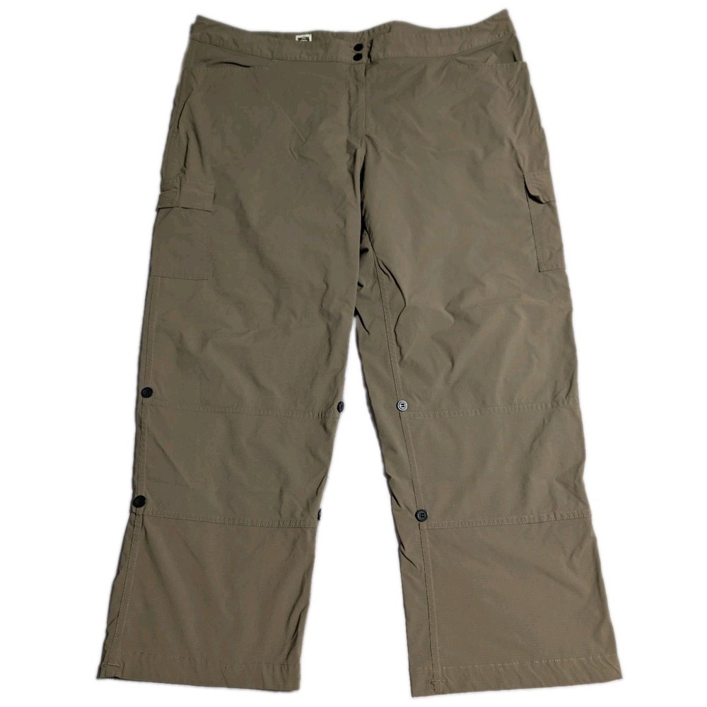 Tilley Endurables Pants Womens 20 Cargo Hiking Travel Crop Roll Up Canada Made